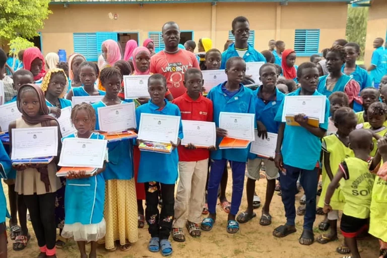 Remise de diplômes aux élèves de Soum